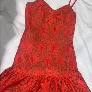 Michael Kors Palm Lace Mini Dress